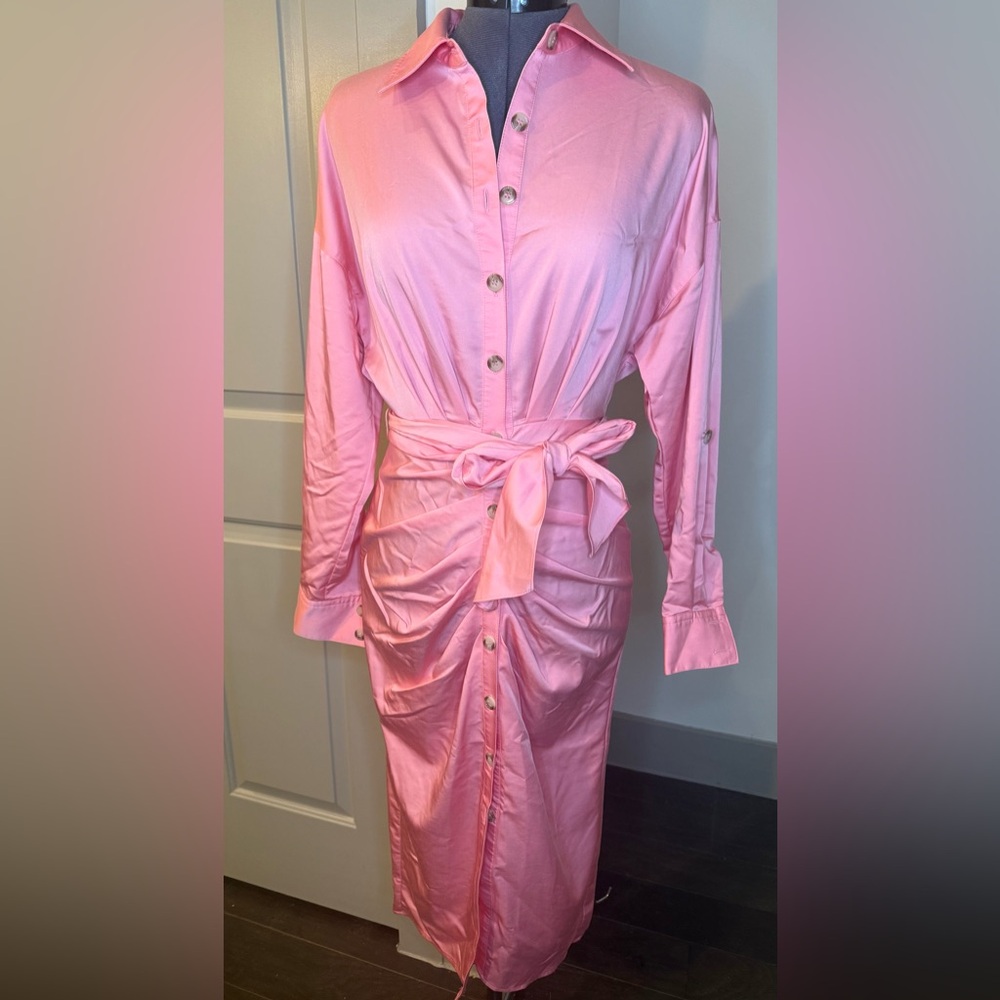NWOT Antonio Melani Button Up Midi- Dress Size 0